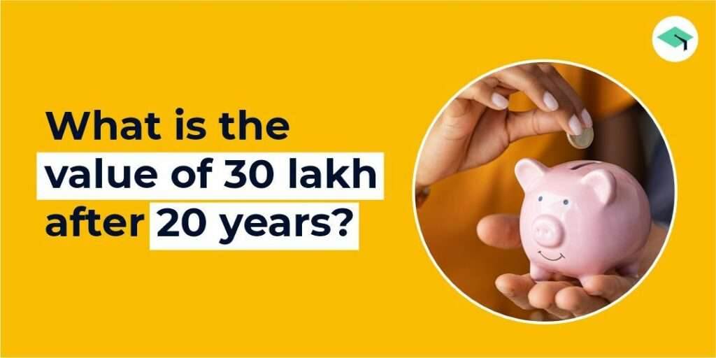 Value of 30 lakhs after 20 years